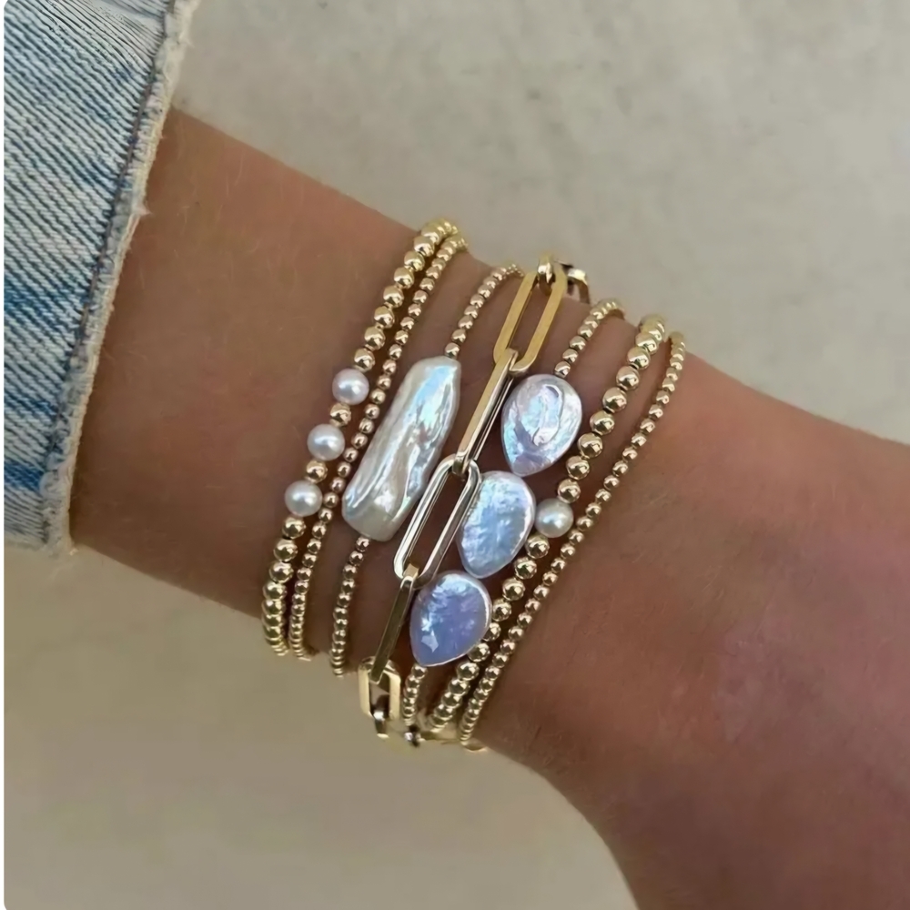 Freshwater Pearl Bracelet Set - Picture 1 of 17